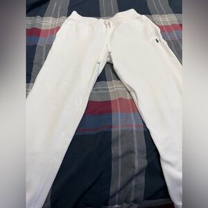 Men’s 
Polo Ralph Lauren
Sweat Pants
Size - Medium 
Color - White